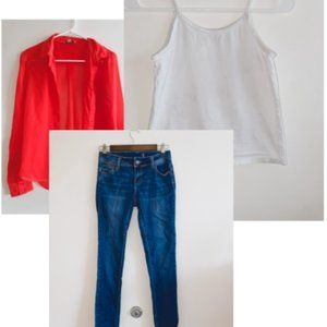 American Eagle Shirt, Jeans, and Tank top BUNDLE